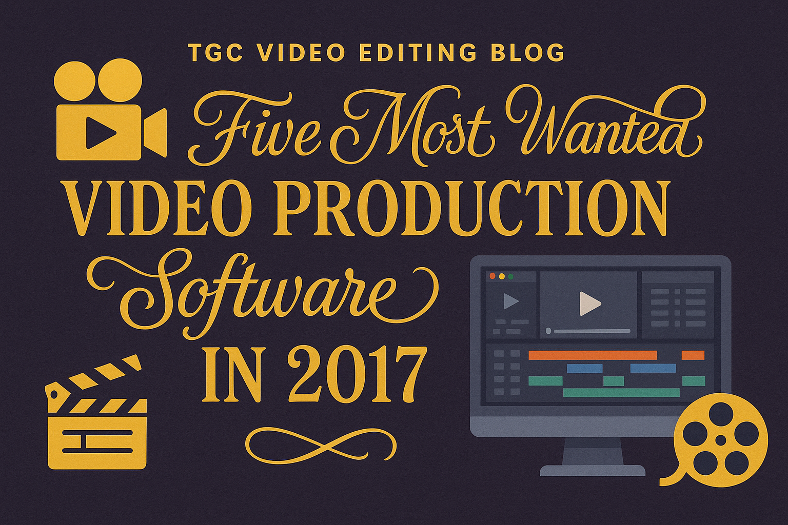 Five Most wanted Video Production Software in 2017